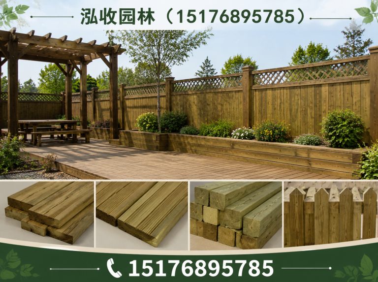 文昌防腐木展示图